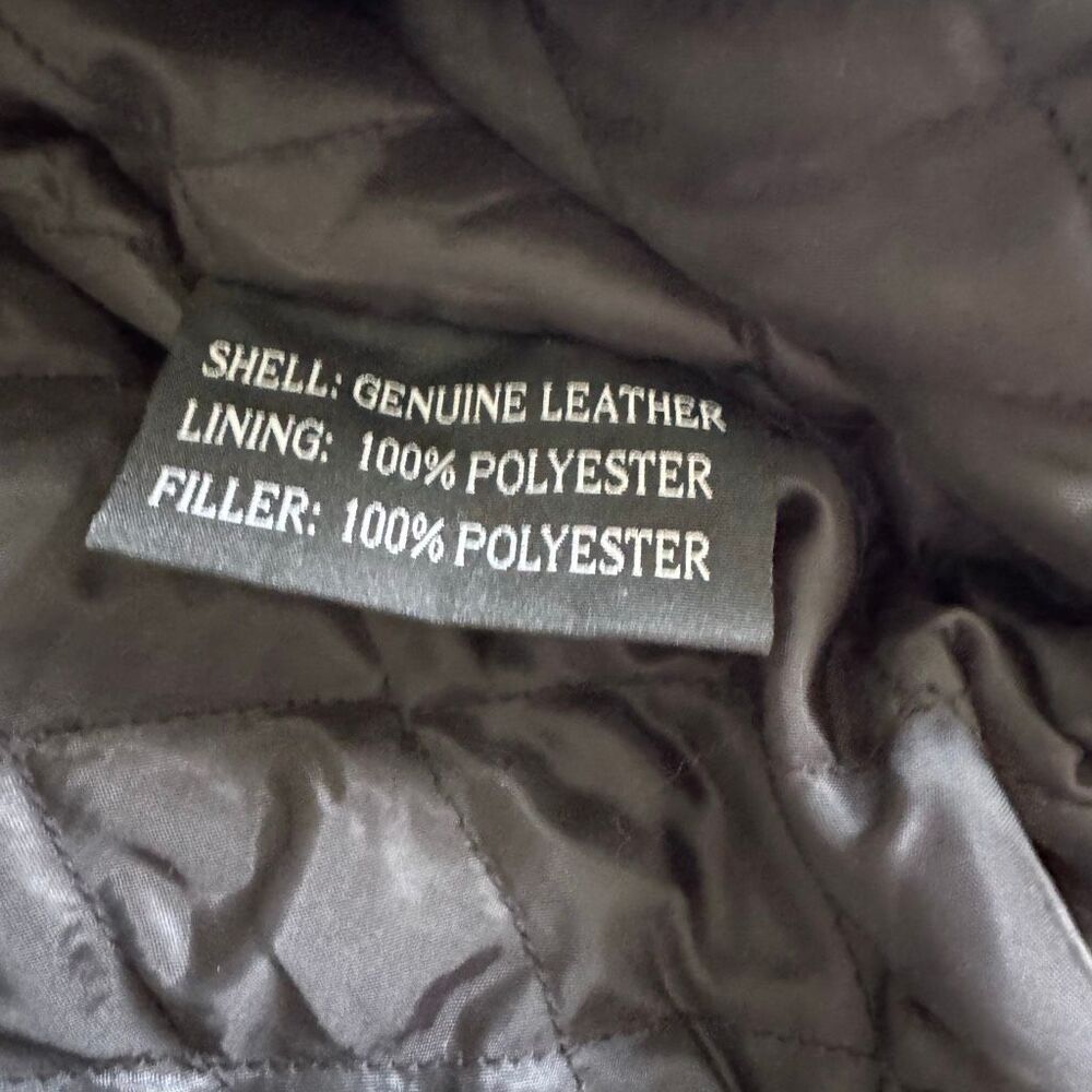 Barbie Custom Embroidered Glam Graphic Leather Jacket With Faux Fur Hood - Picture 8 of 13